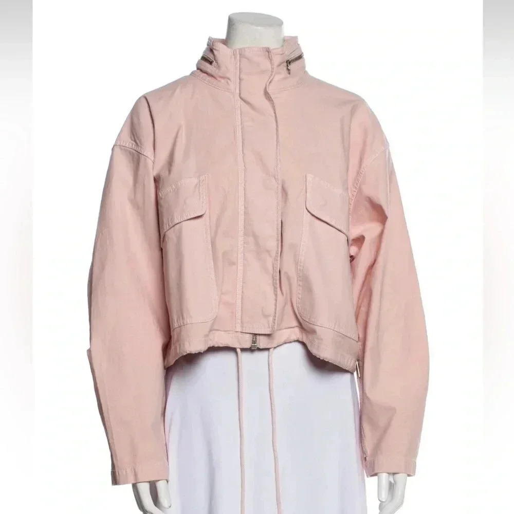 Current Elliot cargo safari pink jacket